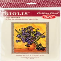 Brojeni križni ubodni komplet 11.75 x15.75 - Irises - Van Goghova slika