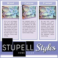 Stupell Industries Organski leptir oblik ružičaste plave slike Nature Slika uokvireni zidni umjetnički dizajn K. Nari, 24 30
