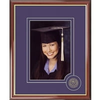 Slika kampusa iz 949. godine okvir portreta diplomiranog Sveučilišta u Teksasu