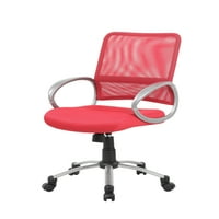 Uredska stolica u crvenoj boji s podesivom prozračnošću