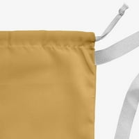 Jednostavna želja tratinčice u žutoj vrećici za pranje rublja