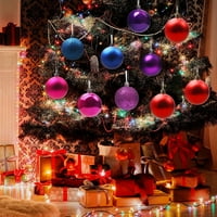 Tongl božićna kugla svjetlucavo božićno drvce viseća kugla set ukrasa za blagdansko ukrašavanje svadbenih zabava