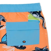 Wonder Nation Boys plivaju kratke hlače, veličine 4- & Husky