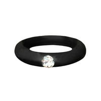 & Ženski modni silikonski zaručnički prsten od rhinestona nakit poklon za Valentinovo