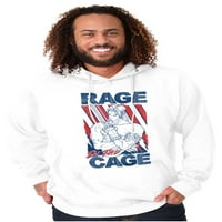 Street Fighter Vega Cage Rage USA Majica sa kapuljačom Majica sa kapuljačom muška Brisco Brands 3X