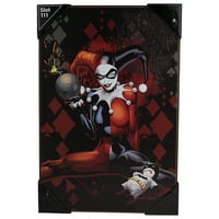 Stripovi Harley Quinn montirana zidna slika