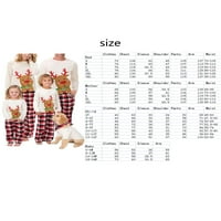 Obiteljski Božićni pidžama Set od$$, Božićna pidžama s dugim rukavima, odijelo za spavanje, odjeća za slobodno vrijeme