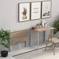 Moderni jednostavni radni stol za računalni kabinet 4nm, bijeli