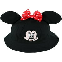Jerry Leigh Disney Toddler Minnie Mouse Bucket Hat s lukom i 3D ušima