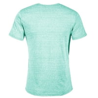 Neonski gradijent od 92 - $ - mješovita Majica kratkih rukava za odrasle - prilagođena-Akva zelena boja