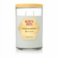 Burt's Bees visoke staklenke svijeće, vanilija med