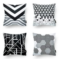 Fantoskop Geometric Cotton Series Dekorativni poklopac jastuka, 18 18