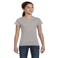 Jednobojne majice za djevojčice, pamuk, pamuk, tamnoplavi, 100