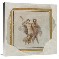 V. freska s prikazom Dioniza i Ariadne, umjetnička gravura-nepoznati rimski majstor iz 1. stoljeća