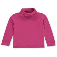 Majica s dolčevitom za djevojčice u donjem rublju - ružičasta
