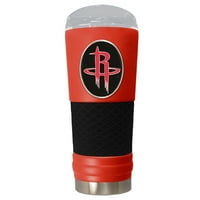 Crveni Houston Rockets24 oz. Putna šalica za izlijevanje premazana prahom