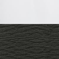 Crna bijela zavjesa za tuširanje s priloženim kukama za valjka, 70 72