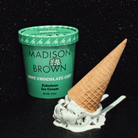 Madison Brown Mint Chocolate Chip sladoled, oz, grof