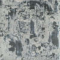 Tepih od 940 do srebrno-platinaste prijelazne apstraktno sive boje, 2'6 98'