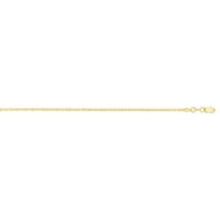 20-inčni sjajni lanac od žutog zlata od 14 karata s kopčom od jastoga