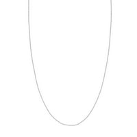 14K bijelog zlata Ženska ogrlica od 20 BO lančane ogrlice s oznakom kvalitete zaključavanja jastoga