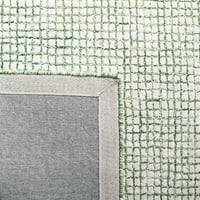 Apstraktni geometrijski tepih od zelene Bjelokosti od 10 '14'