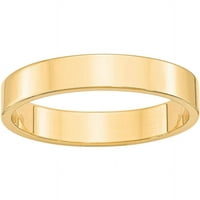 Primarno zlato, karatno žuto zlato, lagani ravni prsten, veličina 10,5