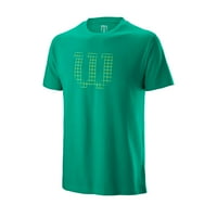 Wilson muška majica s šablonom tehnologijom, duboko zelena oštra zelena