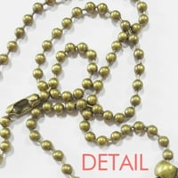 Ja sam iz Kiribatija, modna Art Deco ogrlica, Vintage lanac s privjeskom od perli, kolekcija nakita