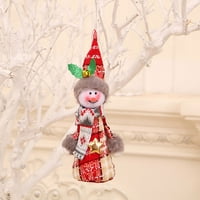 Božićni ukrasi, Božićni ukrasi zvono Privjesak starca božićno drvce mali viseći ukrasi duga lutka