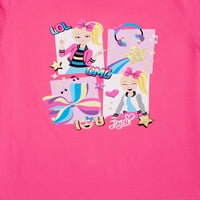 Jojo Siwa Girls Folija i sjajna grafička majica, veličine 4-12