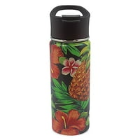 Otočna baština havajski stil otočna tikvica čaša tropski ananas Crna