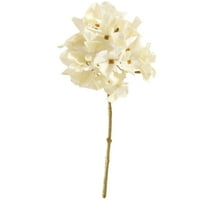 Umjetni cvijet bijeli Vintage cvjetni dekor za kućni ured središnji dio stola retro Tkanina umjetni cvijet bež