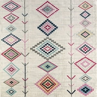 Marokanski tepih od bjelokosti 915 inča, 2'94'