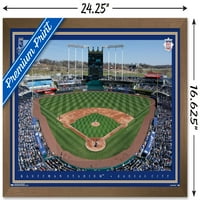 Kansas City Royals - Zidni plakat stadiona Kauffman, 14.725 22.375