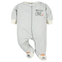 Gerber novorođenčad dječaci organski pamučni san 'n igraju se s nogama pidžama