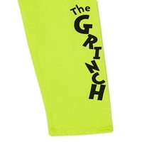 Majica za kravatu Grinch Girls s dugim rukavima, veličine 4-16