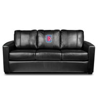 Srebrni kauč Los Angeles Clippers s podpločom s logotipom