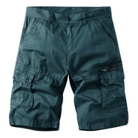 Muške Ležerne obične hlače s džepovima na otvorenom, radne teretne hlače za plažu, teretne kratke hlače
