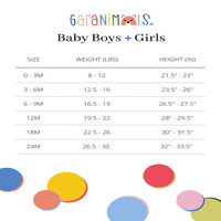 Tajice s printom za djevojčice u veličinama od 0 do 3 mjeseca-24 mjeseca