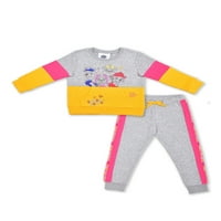 Paw Patrol Baby and Toddler Girl's Fleece Twichirt & Sweatpants, Outfit Set