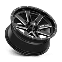 Terenski kotači s aluminijskim naplatkom od 15 do 7 inča, sjajna crna brušena završna obrada, 941-05710