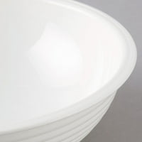 Zdjela s rebrima okrugla 8 Bijela