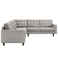Sekcijska sofa s presvlakom od tkanine;