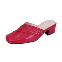 Darcie Women Wide With Dress Mule Red 5