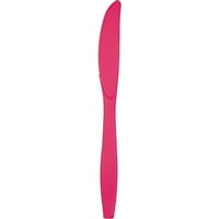 Dodir u boji vruće magenta ružičaste plastične noževe 010590b