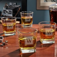 Personalizirane čaše za viski s monogramom
