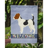 53606 $ Jack Russell terijer Zastava dobrodošlice za vrt mala, višebojna