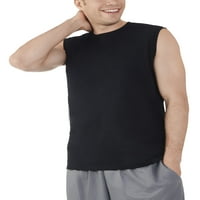 Plod tkalačke muške i velike muškarce dvostruke obrane Upf mišićne košulje bez rukava, do veličine 4xl