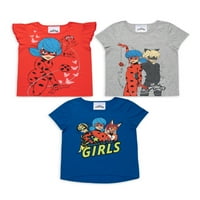 Čudesne grafičke majice za djevojke, veličine 4-16